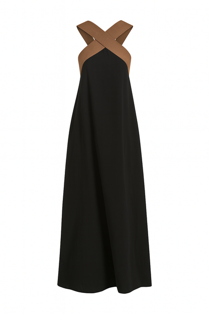 Solène™ | Robe Longue Croisée Légère et Élégante