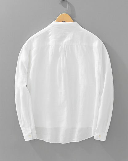 Marceau™ | Chemise popover en lin coton légère