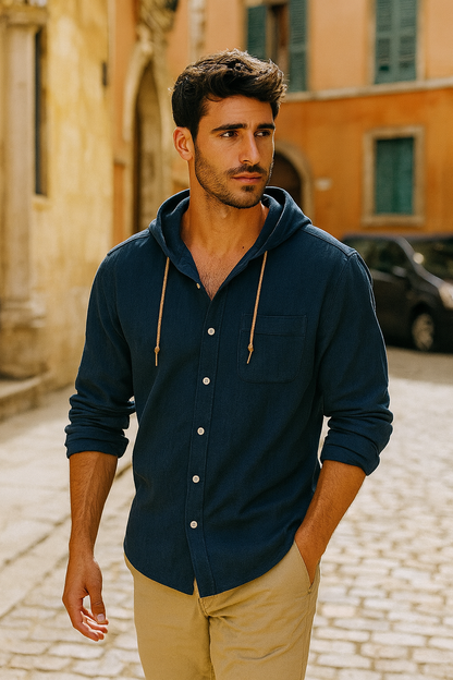 Mateo™ | Camisa con Capucha