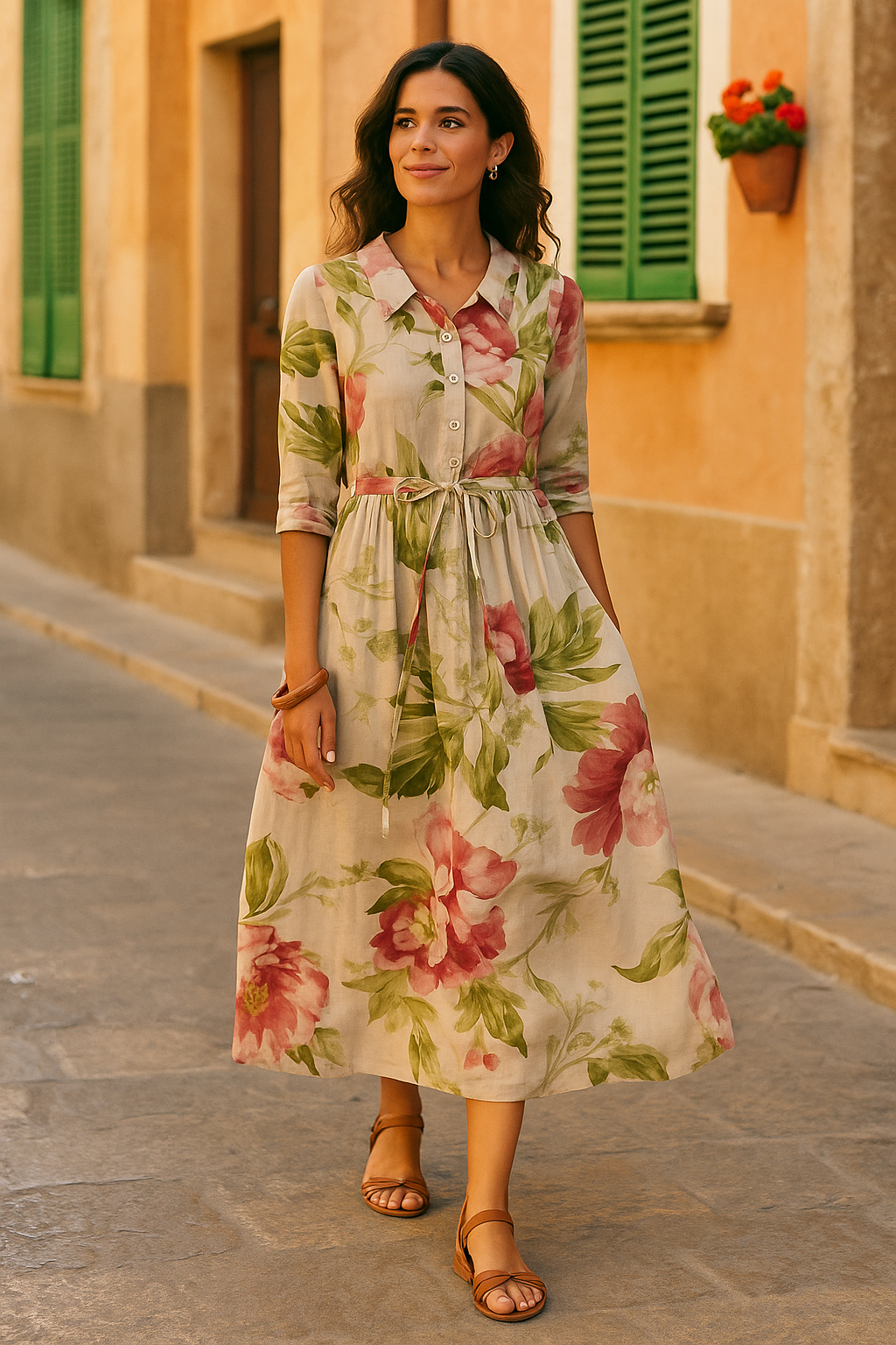 Valeria™ | Vestido Floral Vintage de Verano