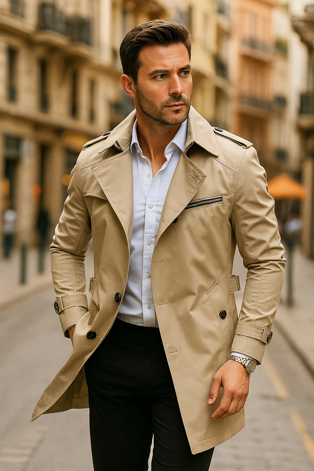 Lorenzo™ | Trench Clásico Impermeable para Hombre