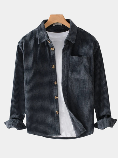 Mateo™ | Camisa de Pana Suave para Hombre