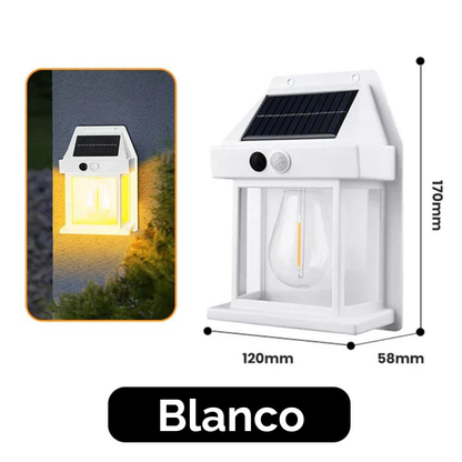 Álvaro™ | Aplique Solar Inteligente para Exteriores