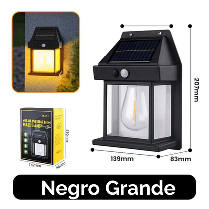 Álvaro™ | Aplique Solar Inteligente para Exteriores
