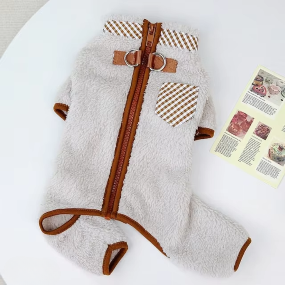 Élodie™ | Abrigo Invernal de Pluche para Perros Pequeños