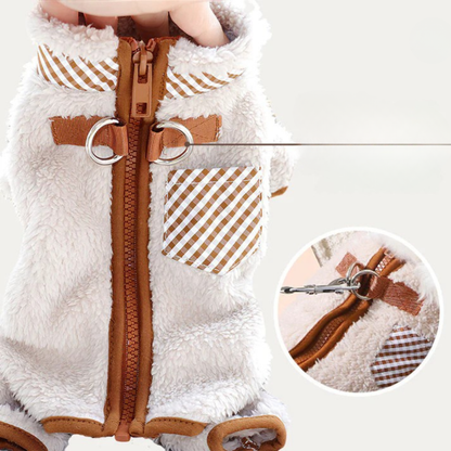 Élodie™ | Abrigo Invernal de Pluche para Perros Pequeños