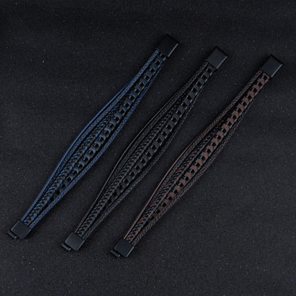 Héctor™ | Pulsera de Cuero Trenzado