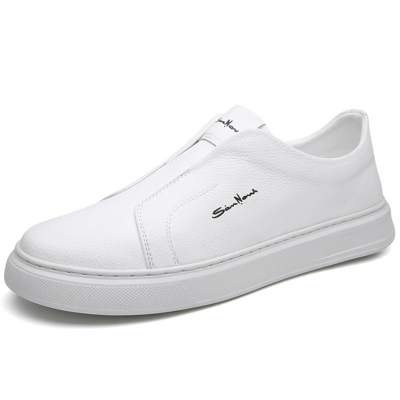 Zapatillas de piel
