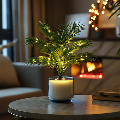 LuzPalma™ | Lámpara Decorativa Tropical con Luz Cálida