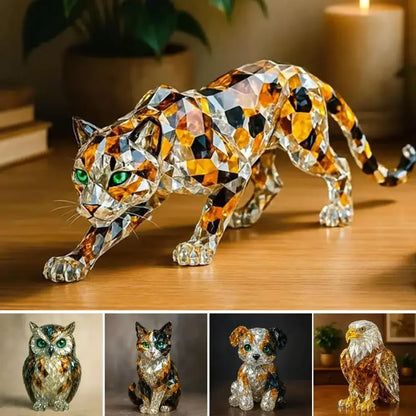 Aurea™ | Escultura Animal en Cristal Tallado