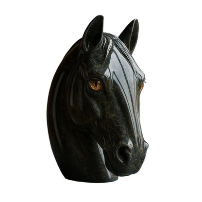 Adrián™ | Escultura Animal en Estilo Mármol Místico