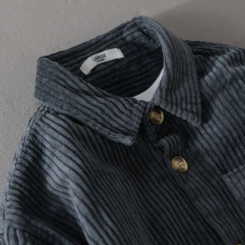 Mateo™ | Camisa de Pana Suave para Hombre