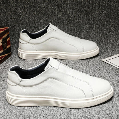Zapatillas clásicas de piel