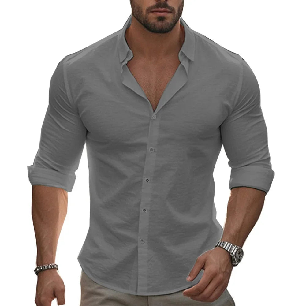 Bastien™ - Chemise légère en lin