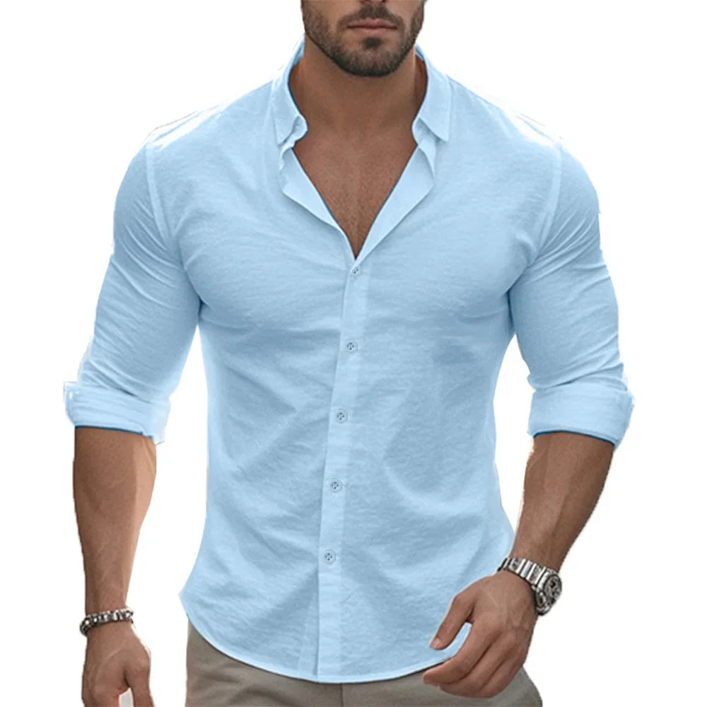 Bastien™ - Chemise légère en lin
