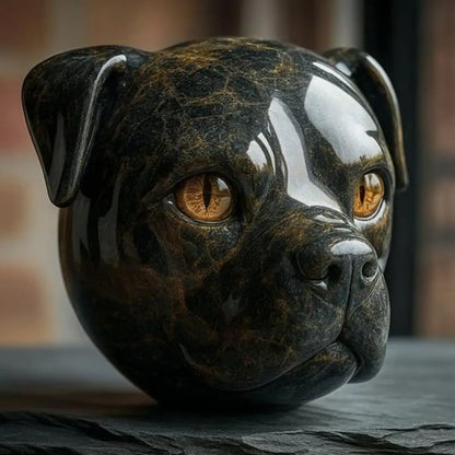 Adrián™ | Escultura Animal en Estilo Mármol Místico