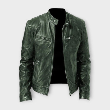 Rafael™ | Cazadora de Cuero Clásica para Hombre
