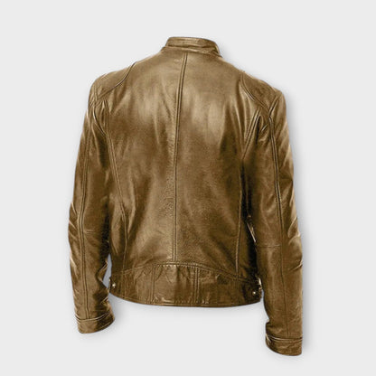 Rafael™ | Cazadora de Cuero Clásica para Hombre