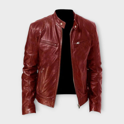 Rafael™ | Cazadora de Cuero Clásica para Hombre