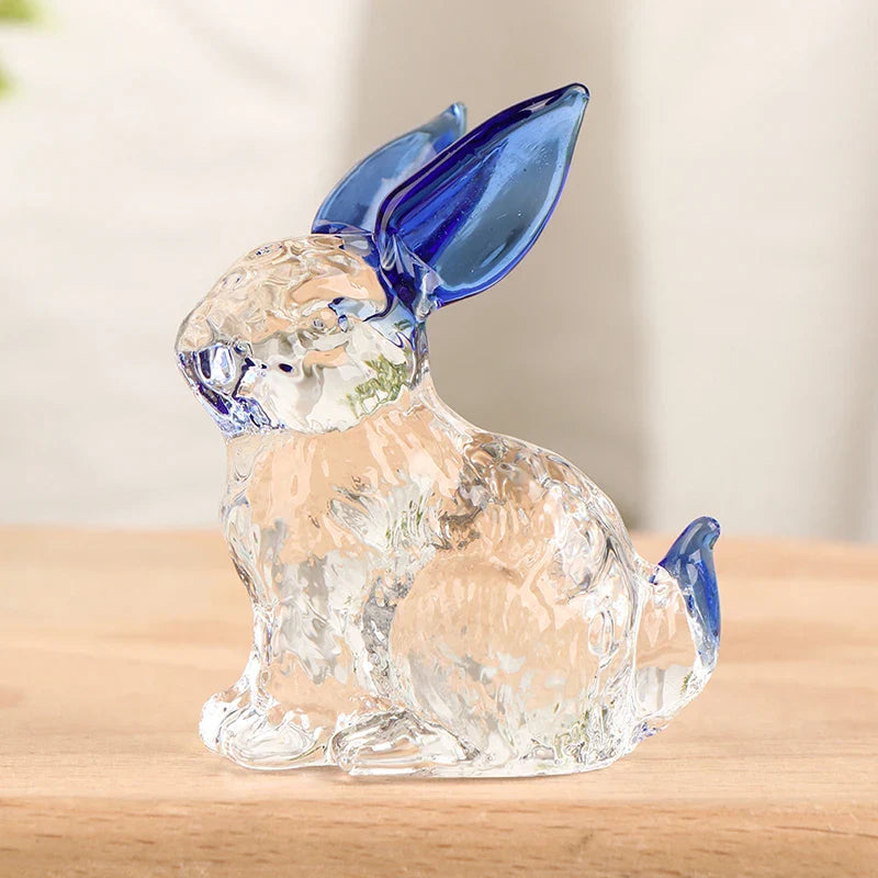 Noa™ | Escultura de Conejito en Cristal Luminoso