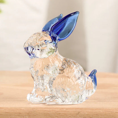 Noa™ | Escultura de Conejito en Cristal Luminoso