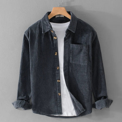 Mateo™ | Camisa de Pana Suave para Hombre