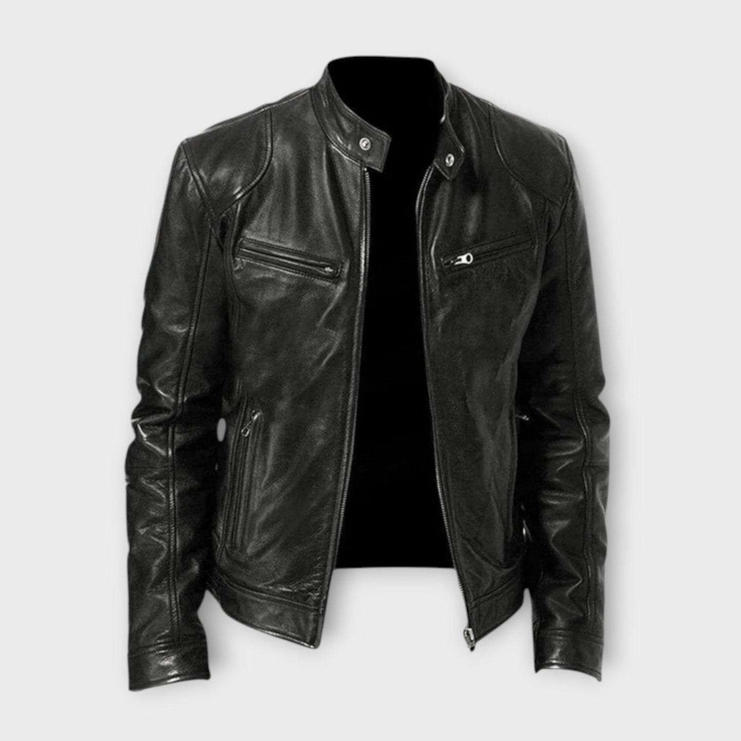 Rafael™ | Cazadora de Cuero Clásica para Hombre