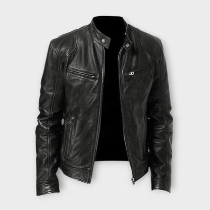 Rafael™ | Cazadora de Cuero Clásica para Hombre