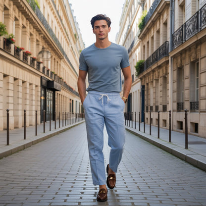 Sévérin™ | Pantalon en lin léger coupe ajustée