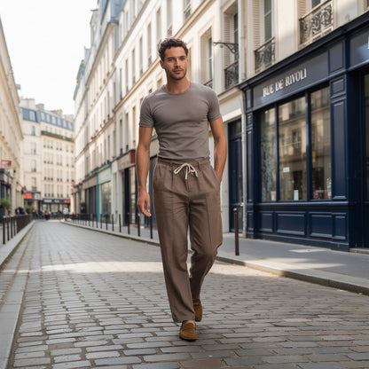 Sévérin™ | Pantalon en lin léger coupe ajustée