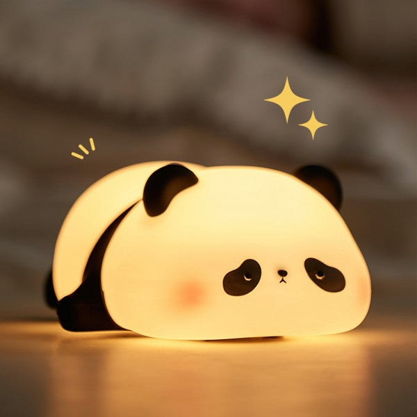 Lucía™ | Lámpara LED Panda de Silicona