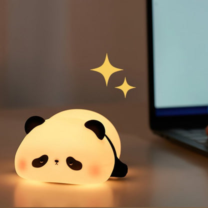 Lucía™ | Lámpara LED Panda de Silicona