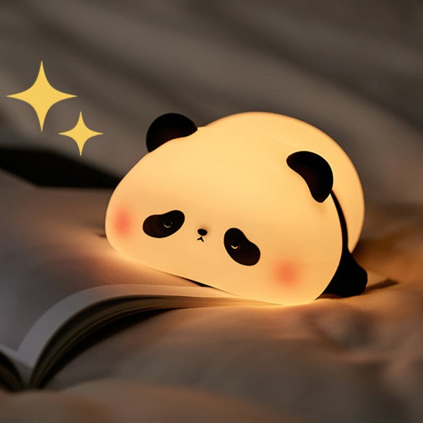 Lucía™ | Lámpara LED Panda de Silicona