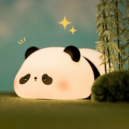 Lucía™ | Lámpara LED Panda de Silicona