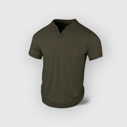 Émile™ | T-shirt en maille à boutons pour homme