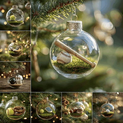 Álvaro™ | Esfera navideña de cristal