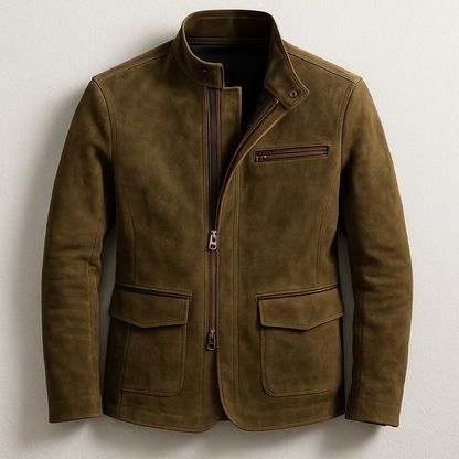 Mateo™ | Chaqueta de Ante Elegante para Hombre