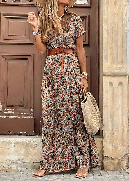 Solène™ - Robe Longue Bohème de Légèreté et Élégance