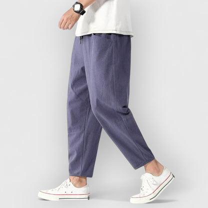 Noé™ | Pantalon cropped en lin respirant pour homme