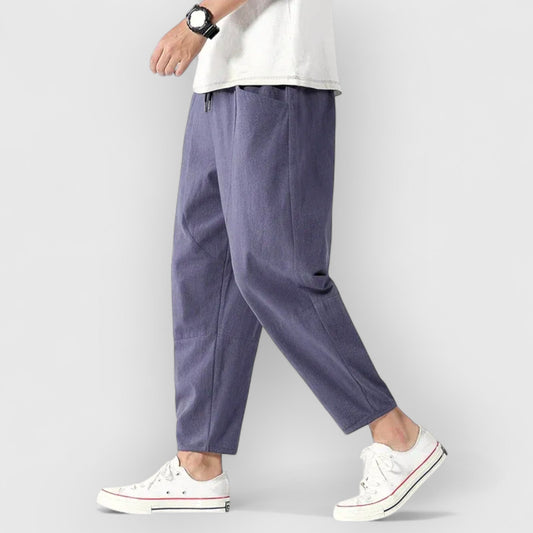 Noé™ | Pantalon cropped en lin respirant pour homme