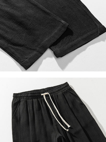Léo™ | Pantalon Harem en Lin et Coton Relax Fit
