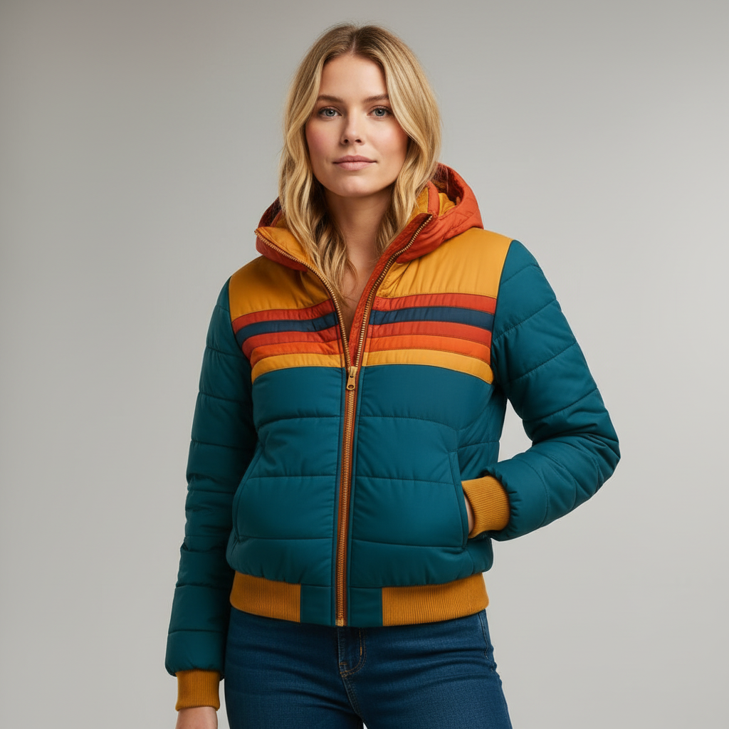 Lucía™ | Chaqueta Retro Acolchada