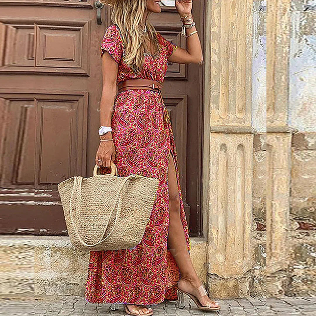 Solène™ - Robe Longue Bohème de Légèreté et Élégance
